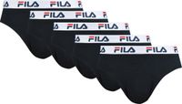 FILA - Urban Logo Brief | 5-Pack | Heren Slip | Maat L - Zwart