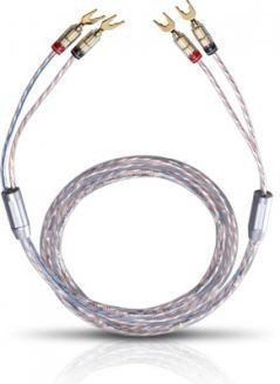 Oehlbach 2m Twin Mix Two Lug audio kabel Transparant