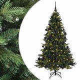 vidaXL Sapin de Noël artificiel avec boule 180 cm 300 LED Blanc chaud