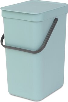 Brabantia Sort & Go - 12 Liter - Mint - Afvalemmer