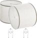 Vevor Lampenkap Trommel 290x320x245mm Rond 2 Stuks met Harp Licht Linnen