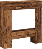 VidaXL Haardombouw 81x18x82 cm bois traité couleur bois vieilli
