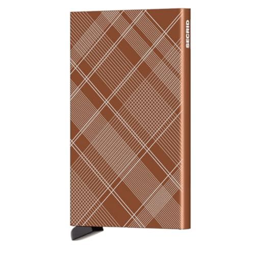Secrid Cardprotector Kaarthouder Laser Tartan Rust