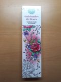 HACHETTE HEROES Boekenleggers om te kleuren: Marque-pages a colorier - Guirlandes de fleurs