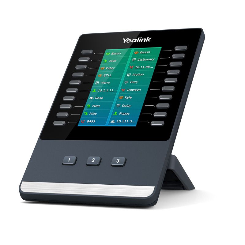 Yealink EXP50 - IP add-on module - zwart, grijs