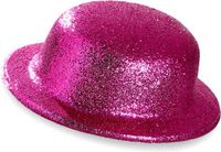 Widmann Showmaster Glitter Bolhoed, Roze