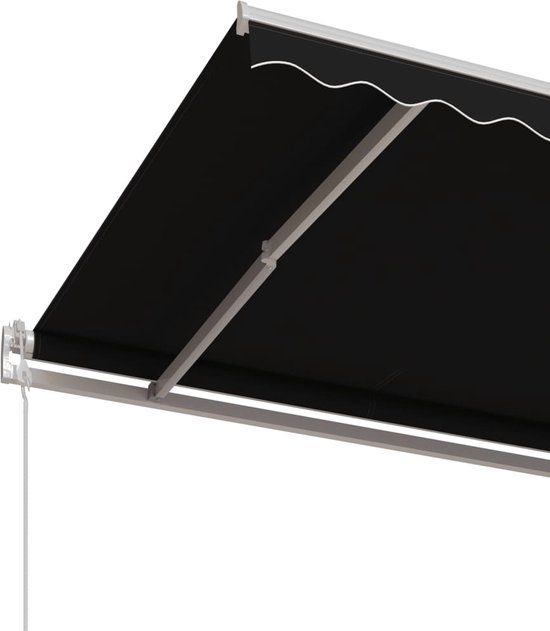 vidaXL Luifel automatisch uittrekbaar 500x350 cm Antraciet