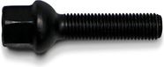 H&R Wielbout bolkonisch R12 M12x1.50 - Lengte 28mm - Zwart