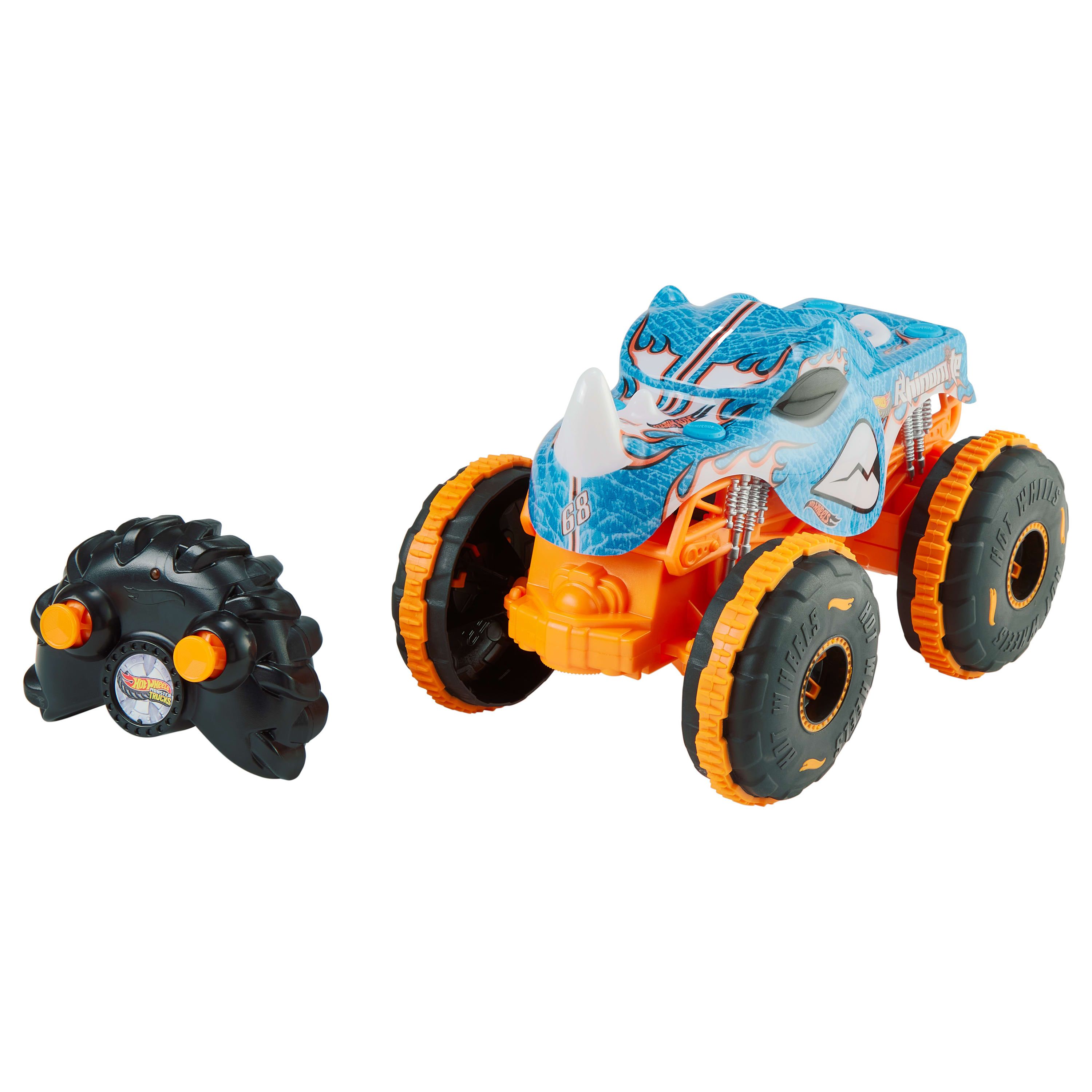 Hot Wheels Monster Trucks Monstertrucks 1:24 RHINOMITE Voertuig met Afstandsbediening