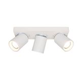 Artdelight Spot Megano 3 lichts balk wit/zwart
