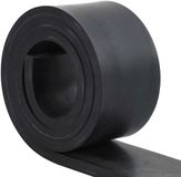 vidaXL Rubberen rand voor sneeuwploeg 180x8x1 cm zwart