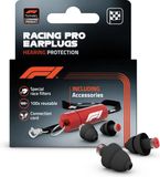 Alpine Hearing protection Alpine Formule 1 Racing Pro Oordoppen - Officiële Formula 1® Herbruikbare Oordoppen - Hoogwaardige Oordopjes voor Races en Evenementen - SNR 22dB - Zwart