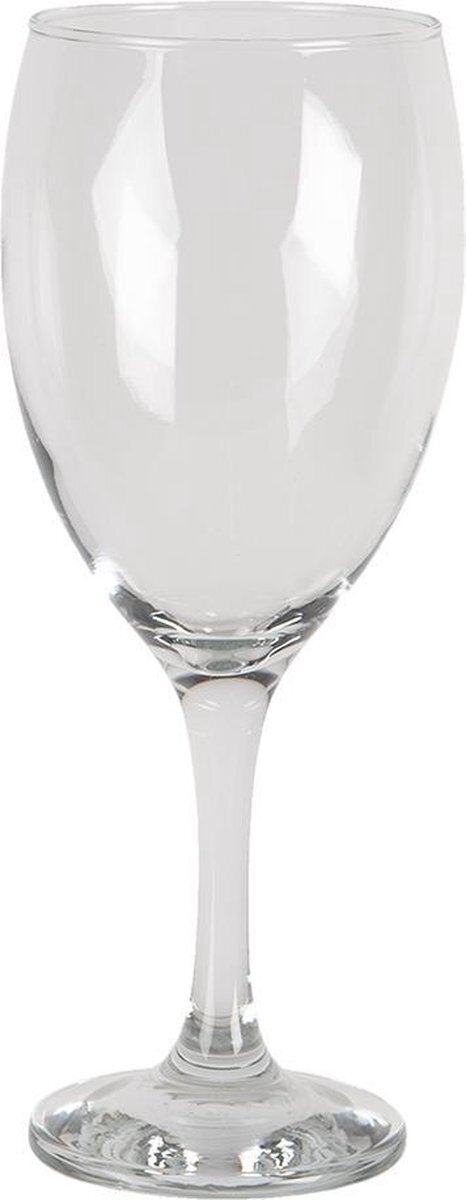 Clayre & Eef Wijnglas Ø 8*24 cm / 530 ml Transparant Glas Wijnkelk Rode Wijn Glas