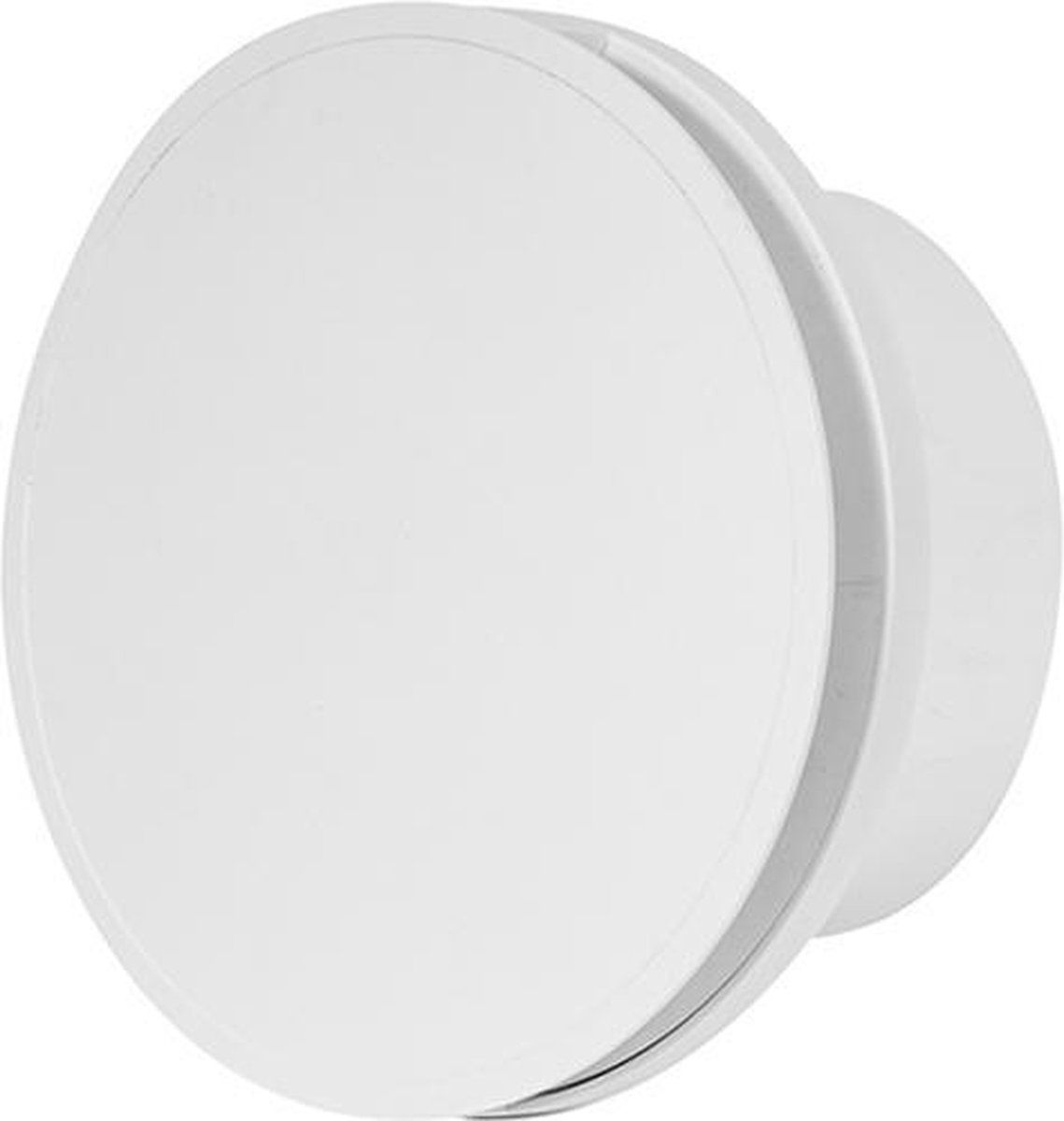 Europlast EAT100HT - Badkamerventilator - 100 mm - Rond - Wit - Timer en vochtsensor - Design