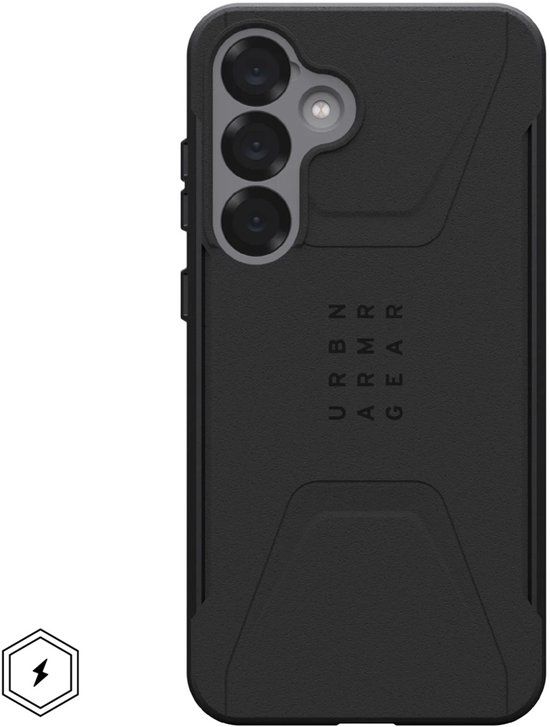 Urban Armor Gear UAG Civilian Backcover geschikt voor MagSafe geschikt voor Samsung Galaxy S25 Plus - Zwart