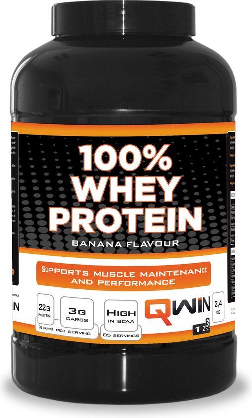 QWIN 100% Whey Protein Banana 2400g