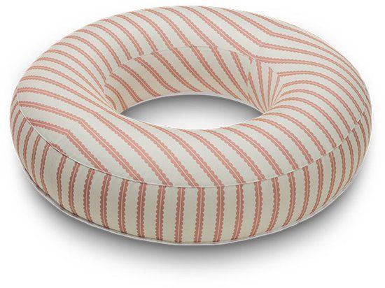 Swim Essentials Premium Zwemring - Rood/beige - Saint Tropez - Ø 120 Cm