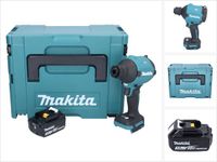 Makita DAS 180 F1J accu-blazer 18 V borstelloos + 1x accu 3,0 Ah + Makpac - zonder oplader