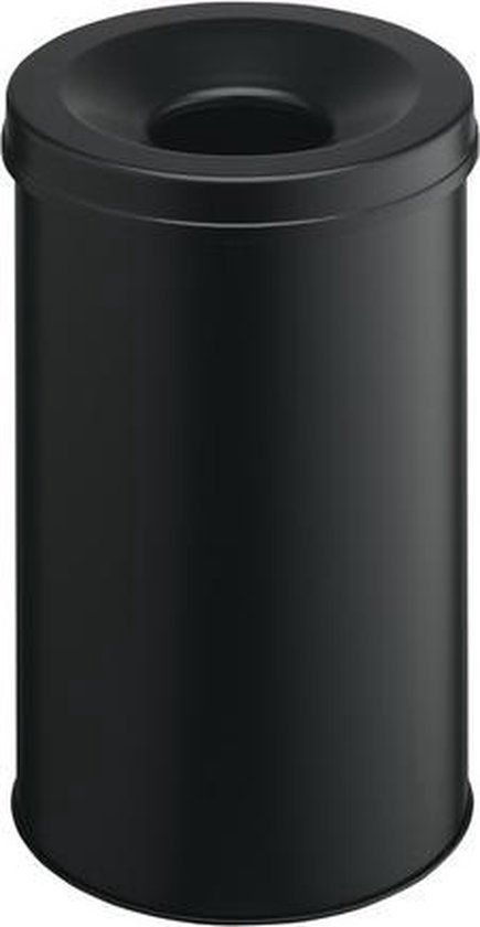 Durable Safe Vuilnisbak - 60 Liter - Zwart - Brandveilig