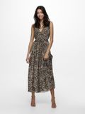 ONLY Onlelema S/L Maxi Dress Box Jrs Dames Maxi Jurk L Bruin Polyester