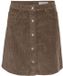 Noisy May NMRONNIE A SHAPE SKIRT CORDUROY NOOS Dames Minirok - bruin - XS