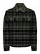 ONLY & SONS ONSLOUIS TRUCKER TEDDY CHECK 3526 JACKET Heren Jas Forest Night Katoen XXL