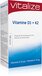 Vitalize Vitamine D3 + K2 120 capsules | Sterke botten | 120 dagen