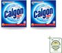 Calgon 2 x Nettoyant machine à laver poudre 3-en-1 anti-calcaire puissant 60 doses
