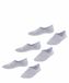 FALKE Cool Kick Kinder Kousenvoetjes - Light Grey - 27-30