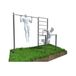 QLS Outdoor krachtstation: optrekstang, klimrek, ladder, stangen. Draagvermogen tot 250 kg. ZO7-60, 9466