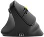 Port Designs 910008 – Muis - Linkshandig - RF & Bluetooth – 2400 DPI – Oplaadbaar – Zwart