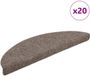 vidaXL - Trapmatten - Zelfklevend - 20 stuks - Beige