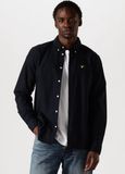 Lyle & Scott Plain Oxford Shirt - Heren Donkerblauw - Maat XS