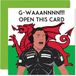 G-WANNN Verjaardagskaarten voor dames en heren, Happy Birthday-kaart voor moeder, vader, zus, broer, dochter, oom tante, 145 mm x 145 mm Welsh Wales Cymru Cymraeg Humor Sport Dart Wenskaarten