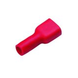 Cimco Volledig geïsoleerde Vlaksteekhuls 0,5 - 1mm² / 4,8mm x 0,5mm, rood