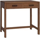 vidaXL Bureau met lades Naturel Massief Teakhout 80 x 50 x 75 cm