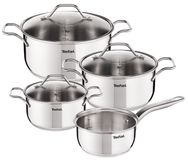 Tefal Intuition Pannenset - 4-delig - RVS - Geschikt voor alle warmtebronnen, ook inductie