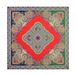 Roeckl Doek 'SQUARE GARDEN PAISLEY' gemengde kleuren
