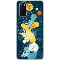 Samsung Galaxy S20 Plus Sea flowers bedrukt siliconen hoesje