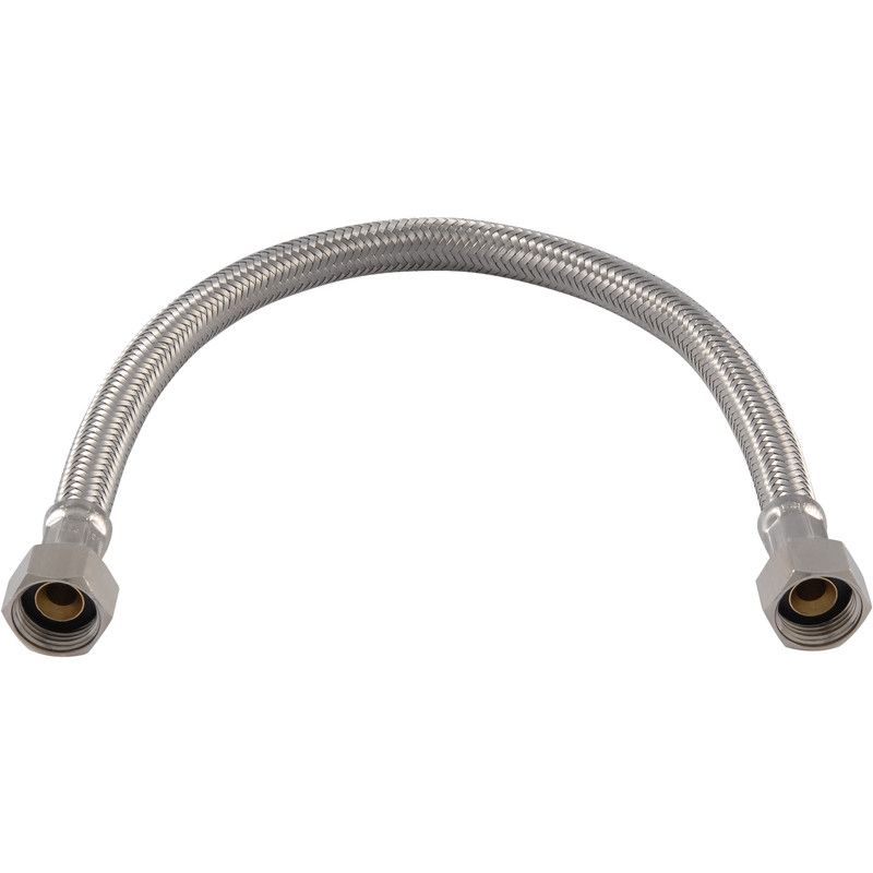 BPE RVS flexibele slang 50cm 3/8\" bn.dr. x 3/8\" bn.dr.