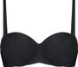 Hunkemöller Dames Lingerie Voorgevormde strapless beugel bh Jane - Zwart - maat B75