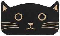 Now Designs Deurmat, zwarte kat, Vinyl, 1 EA