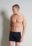CECEBA New Classics Heren Boxer met gulp - lange pijp - 2-pack - Zwart