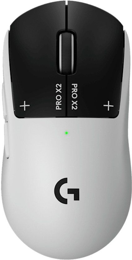 Logitech G PRO X2 SUPERSTRIKE Wireless Gaming Mouse - Black/White