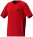 Adidas Workout Essentials Base 3 Stripes T-shirt Korte Mouwen Rood L