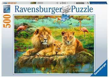 Ravensburger Leeuwen in de savanne