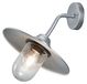 BRENTA Lampe d'extérieur, diamètre 30 cm, style rétro, couleur zinc, IP44, E27