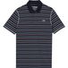 LACOSTE Polo, marine/vert/beige