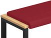 vidaXL Bankkussen Kunstleer Wijnrood 60 cm