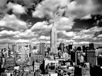 Henri Silberman Kunstdruk - Ciel au-dessus de Manhattan 80x60cm